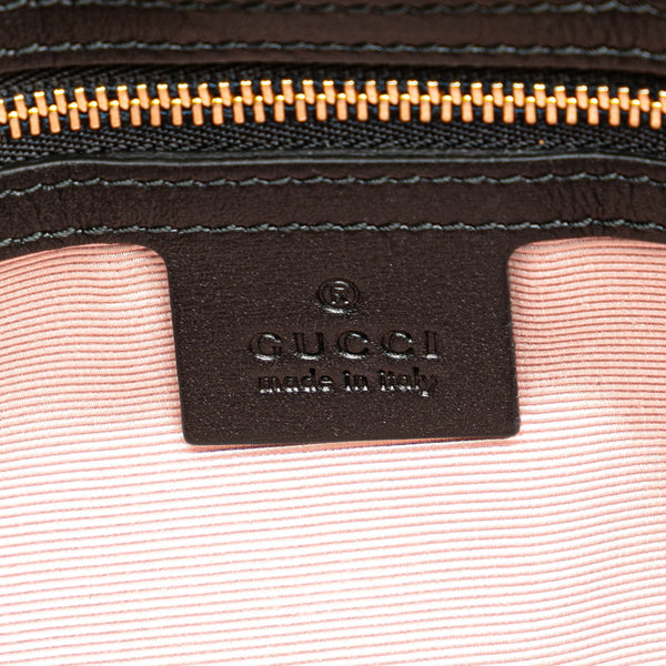 グッチ GGマーモント アリー 斜め掛け ショルダーバッグ 550126 ブラック スウェード レディース GUCCI 【中古】