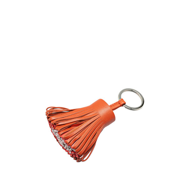 エルメス カルメン キーホルダー バッグチャーム カーネリアン ローズテキサス グリシーヌ アニョーミロ レディース HERMES 【中古】