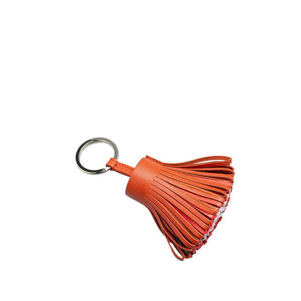 エルメス カルメン キーホルダー バッグチャーム カーネリアン ローズテキサス グリシーヌ アニョーミロ レディース HERMES 【中古】