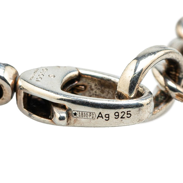 グッチ インターロッキングG ネックレス SV925 シルバー レディース GUCCI 【中古】