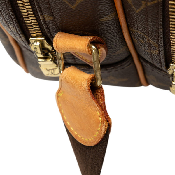 ルイ ヴィトン モノグラム  リポーターPM 斜め掛け ショルダーバッグ  M45254 ブラウン PVC レザー レディース LOUIS VUITTON 【中古】