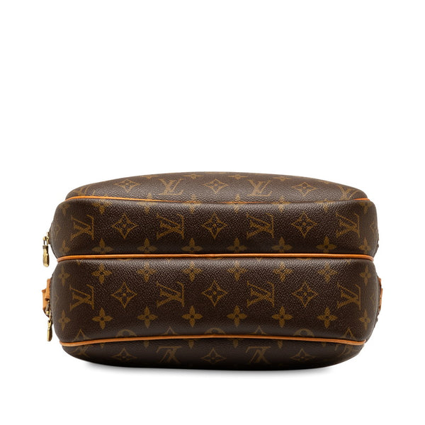 ルイ ヴィトン モノグラム  リポーターPM 斜め掛け ショルダーバッグ  M45254 ブラウン PVC レザー レディース LOUIS VUITTON 【中古】