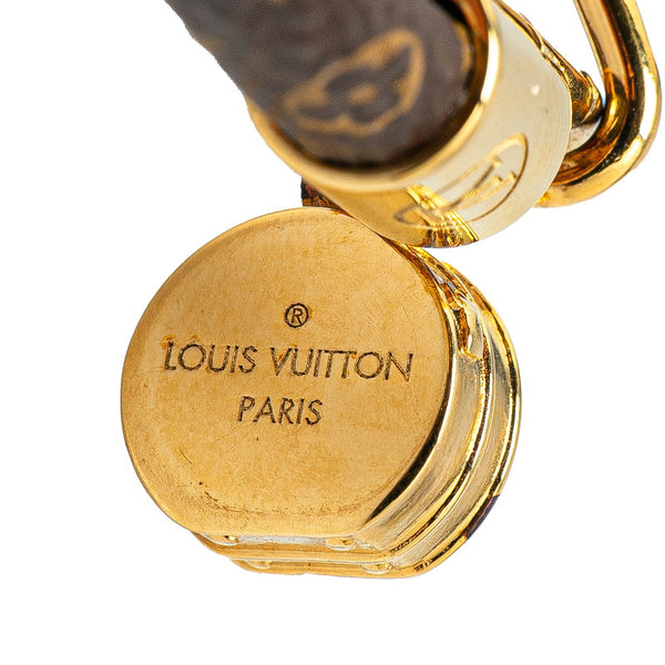 ルイ ヴィトン モノグラム ブラスレ LV トリビュート ブレスレット M6442 ブラウン ゴールド PVC メッキ レディース LOUIS VUITTON 【中古】