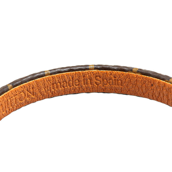 ルイ ヴィトン モノグラム ブラスレ LV トリビュート ブレスレット M6442 ブラウン ゴールド PVC メッキ レディース LOUIS VUITTON 【中古】