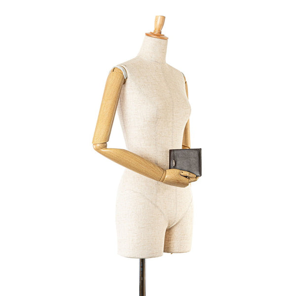 サルヴァトーレフェラガモ 二つ折り財布 IR-661050 ブラウン レザー レディース Salvatore Ferragamo 【中古】