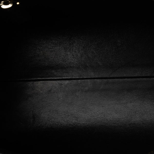 サンローラン モノグラム ベイビーカバス  ハンドバッグ ショルダーバッグ 2WAY 472469 ブラック レザー レディース SAINT LAURENT 【中古】