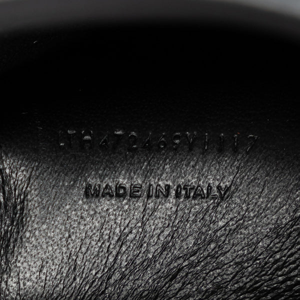 サンローラン モノグラム ベイビーカバス  ハンドバッグ ショルダーバッグ 2WAY 472469 ブラック レザー レディース SAINT LAURENT 【中古】