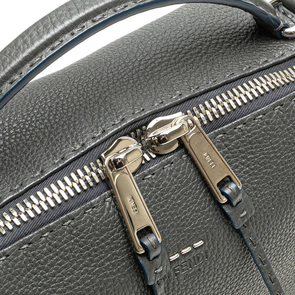フェンディ セレリア レイ ハンドバッグ ショルダーバッグ 2WAY 8BL137 グレー レザー レディース FENDI 【中古】