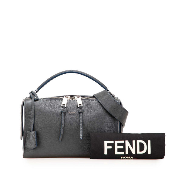 フェンディ セレリア レイ ハンドバッグ ショルダーバッグ 2WAY 8BL137 グレー レザー レディース FENDI 【中古】