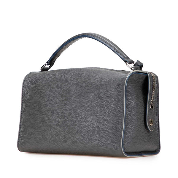 フェンディ セレリア レイ ハンドバッグ ショルダーバッグ 2WAY 8BL137 グレー レザー レディース FENDI 【中古】