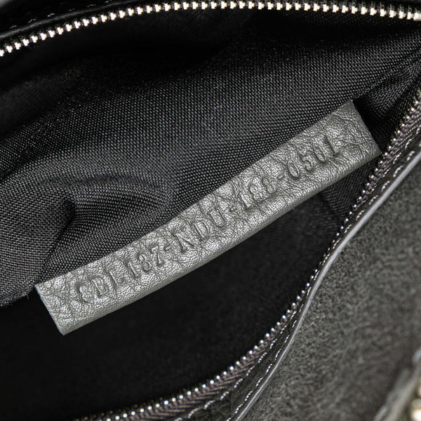 フェンディ セレリア レイ ハンドバッグ ショルダーバッグ 2WAY 8BL137 グレー レザー レディース FENDI 【中古】