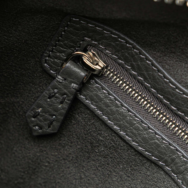 フェンディ セレリア レイ ハンドバッグ ショルダーバッグ 2WAY 8BL137 グレー レザー レディース FENDI 【中古】