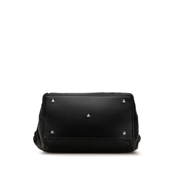ディオール カナージュ レディディオール ハンドバッグ ブラック ラムスキン レディース Dior 【中古】
