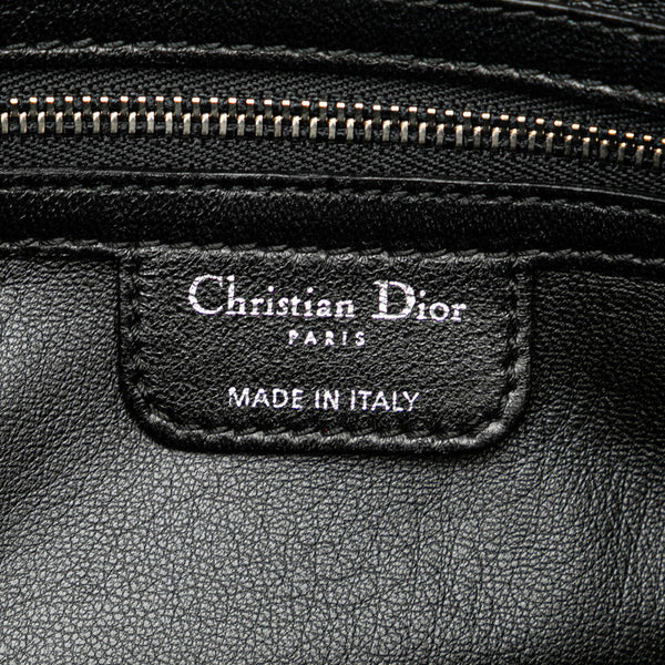 ディオール カナージュ レディディオール ハンドバッグ ブラック ラムスキン レディース Dior 【中古】