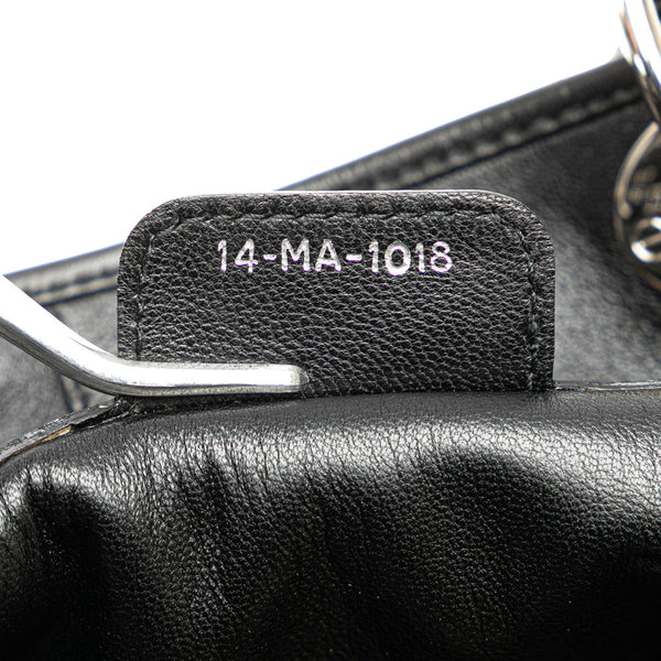 ディオール カナージュ レディディオール ハンドバッグ ブラック ラムスキン レディース Dior 【中古】