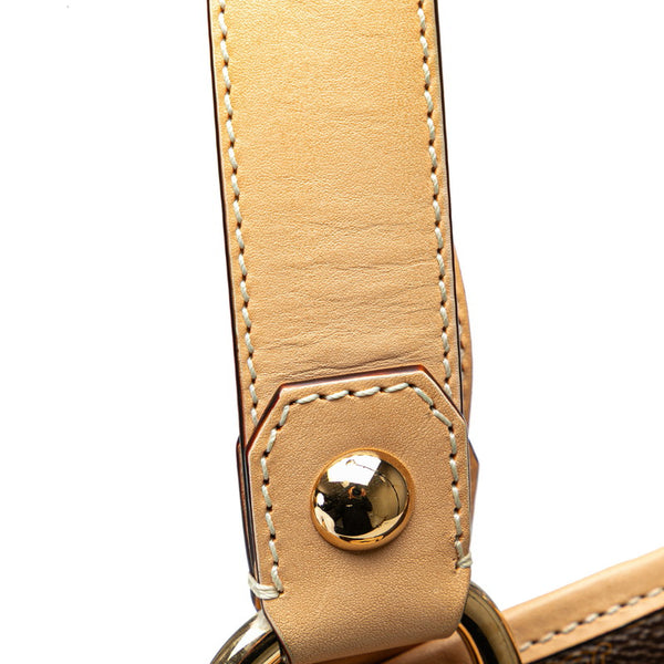 セリーヌ マカダム トートバッグ ハンドバッグ ブラウン PVC レザー レディース CELINE 【中古】