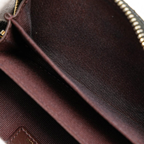 シャネル クラシック ジップ コインパース ラウンドファスナー カードケース ブラック キャビアスキン レディース CHANEL 【中古】