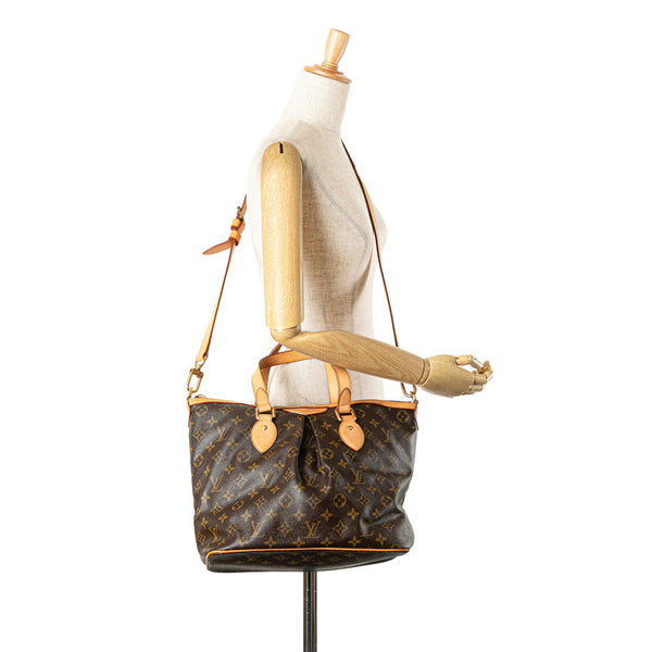 ルイ ヴィトン モノグラム　 パレルモPM ハンドバッグ ショルダーバッグ 2WAY M40145 ブラウン PVC レザー レディース LOUIS VUITTON 【中古】