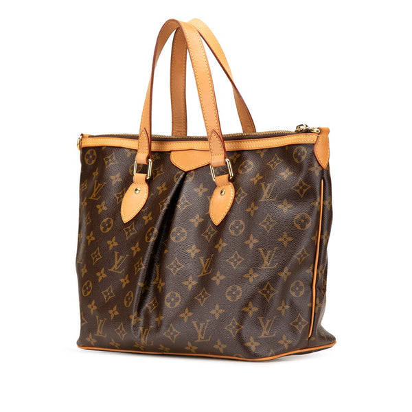 ルイ ヴィトン モノグラム　 パレルモPM ハンドバッグ ショルダーバッグ 2WAY M40145 ブラウン PVC レザー レディース LOUIS VUITTON 【中古】