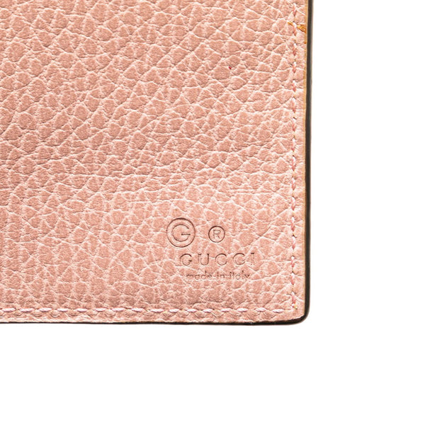 グッチ インターロッキングG 長財布 449279 ピンク レザー レディース GUCCI 【中古】