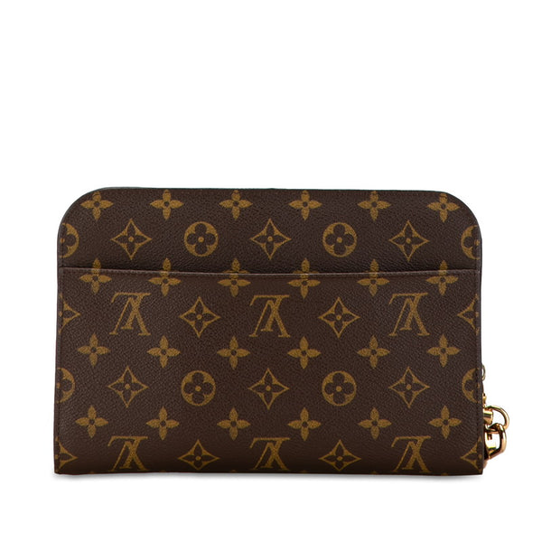 ルイ ヴィトン モノグラム オルセー クラッチバッグ セカンドバッグ M51790 ブラウン PVC レザー メンズ LOUIS VUITTON 【中古】
