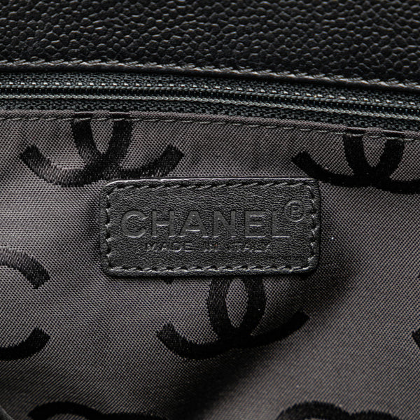 シャネル ココマーク ハンドバッグ ショルダーバッグ 2WAY ブラック キャビアスキン レディース CHANEL 【中古】