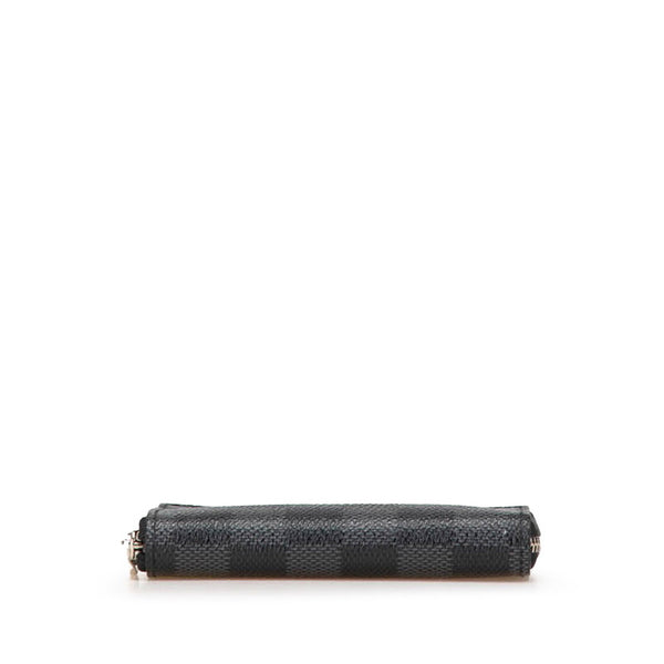 ルイ ヴィトン ダミエグラフィット ジッピーコインパース コインケース 小銭入れ N63076 ブラック PVC レザー メンズ LOUIS VUITTON 【中古】