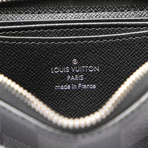 ルイ ヴィトン ダミエグラフィット ジッピーコインパース コインケース 小銭入れ N63076 ブラック PVC レザー メンズ LOUIS VUITTON 【中古】