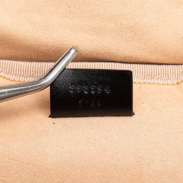 グッチ GGマーモント リュック バックパック バニティバッグ 598594 ブラック レザー レディース GUCCI 【中古】