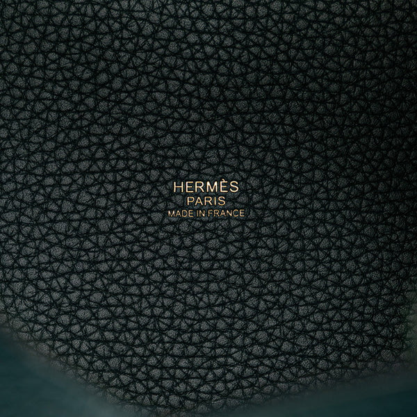 エルメス ピコタンロックPM ハンドバッグ グリーン トリヨンクレマンス レディース HERMES 【中古】