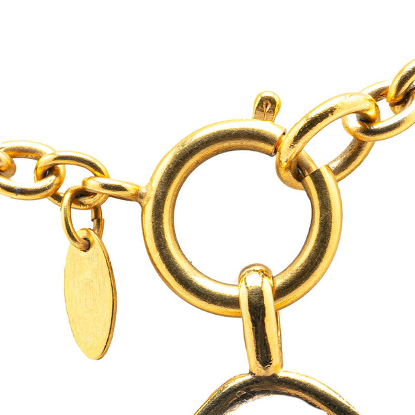 シャネル 31 RUE CAMBON カンボン ひし形 モチーフ ネックレス ゴールド メッキ レディース CHANEL 【中古】