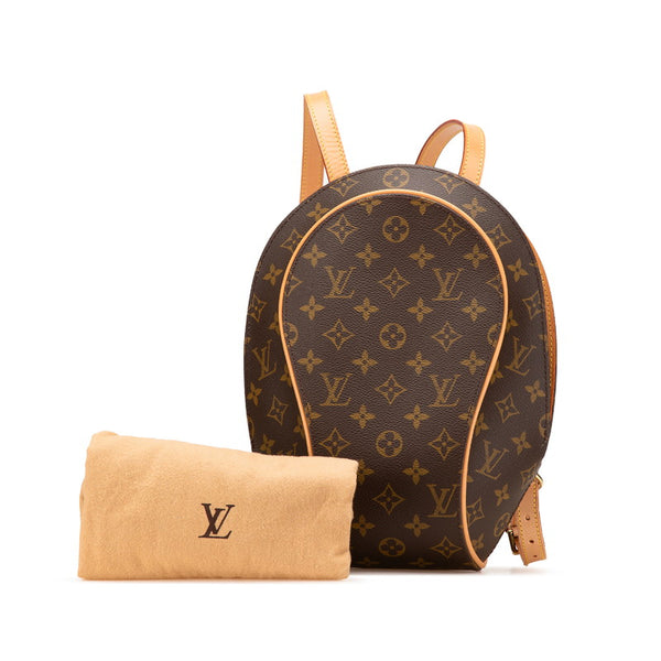 ルイ ヴィトン モノグラム エリプス サック アド リュック バックパック M51125 ブラウン PVC レザー レディース LOUIS VUITTON 【中古】