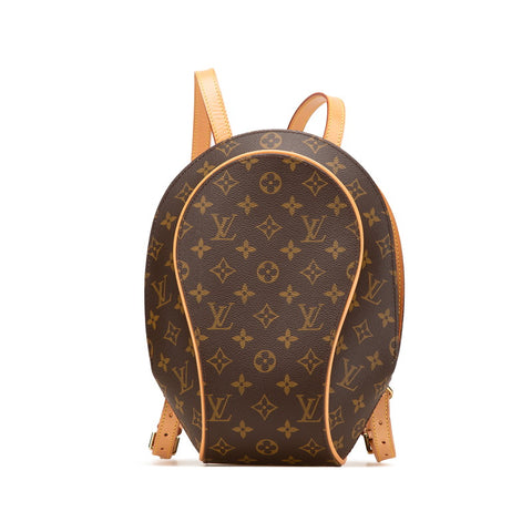 ルイ ヴィトン モノグラム エリプス サック アド リュック バックパック M51125 ブラウン PVC レザー レディース LOUIS VUITTON 【中古】