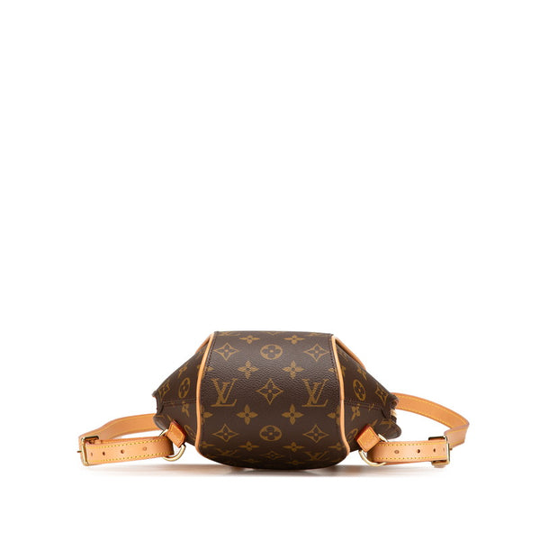 ルイ ヴィトン モノグラム エリプス サック アド リュック バックパック M51125 ブラウン PVC レザー レディース LOUIS VUITTON 【中古】