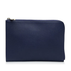 ルイ ヴィトン ポシェット ジュールPM クラッチバッグ フラットポーチ R99587 ネイビー トリヨンレザー メンズ LOUIS VUITTON 【中古】