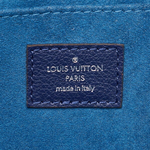 ルイ ヴィトン ポシェット ジュールPM クラッチバッグ フラットポーチ R99587 ネイビー トリヨンレザー メンズ LOUIS VUITTON 【中古】