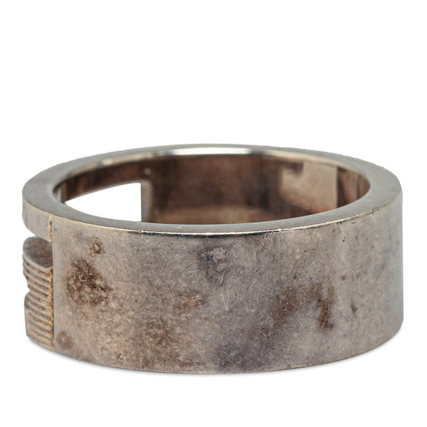 グッチ ブランデッドG リング 指輪 #14 032661 SV925 シルバー レディース GUCCI 【中古】