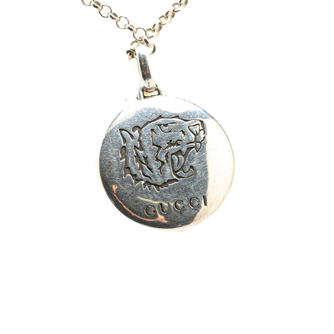 グッチ タイガー ネックレス SV925 シルバー レディース GUCCI 【中古】