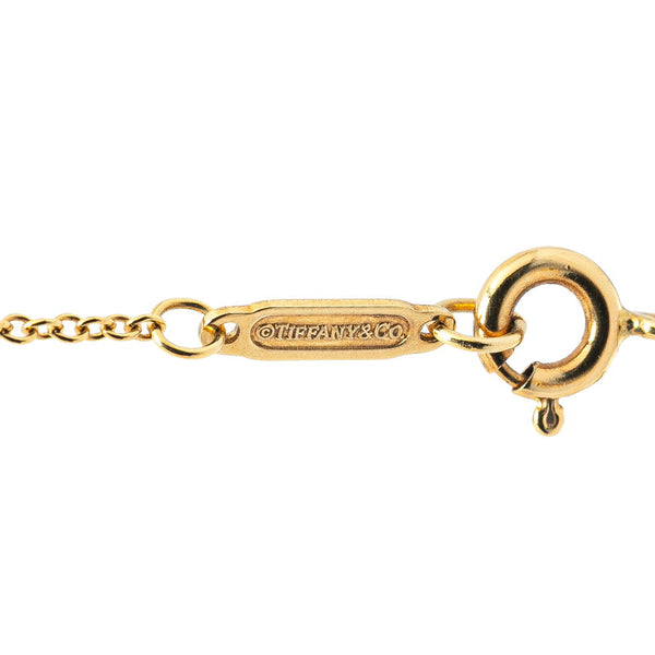 ティファニー キー トレフォイル ネックレス K18YG イエローゴールド レディース TIFFANY&Co. 【中古】