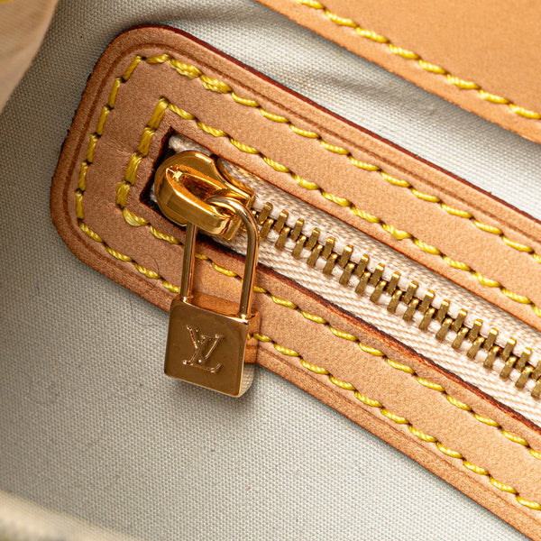 ルイ ヴィトン モノグラム ミニ カミーユ ショルダーバッグ M92002 ブルー ブラウン キャンバス レザー レディース LOUIS VUITTON 【中古】