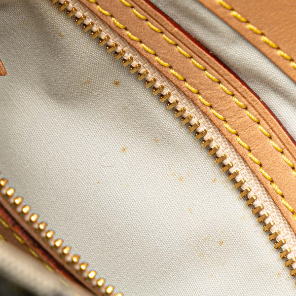 ルイ ヴィトン モノグラム ミニ カミーユ ショルダーバッグ M92002 ブルー ブラウン キャンバス レザー レディース LOUIS VUITTON 【中古】