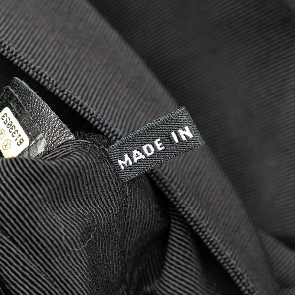 シャネル 2.55 チョコバー チェーン ショルダーバッグ ブラック ラムスキン レディース CHANEL 【中古】