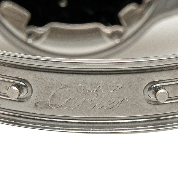 カルティエ マスト21 腕時計 クオーツ ホワイト文字盤 ステンレススチール レディース CARTIER 【中古】