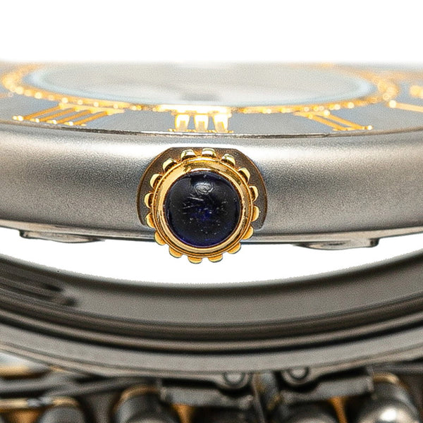 カルティエ マスト21 腕時計 クオーツ ホワイト文字盤 ステンレススチール レディース CARTIER 【中古】