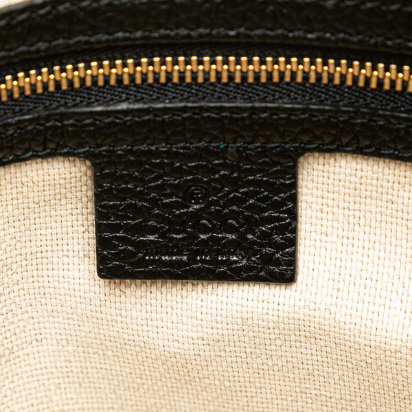 グッチ インターロッキングG ソーホー ハンドバッグ ショルダーバッグ 2WAY 536194 ブラック レザー レディース GUCCI 【中古】