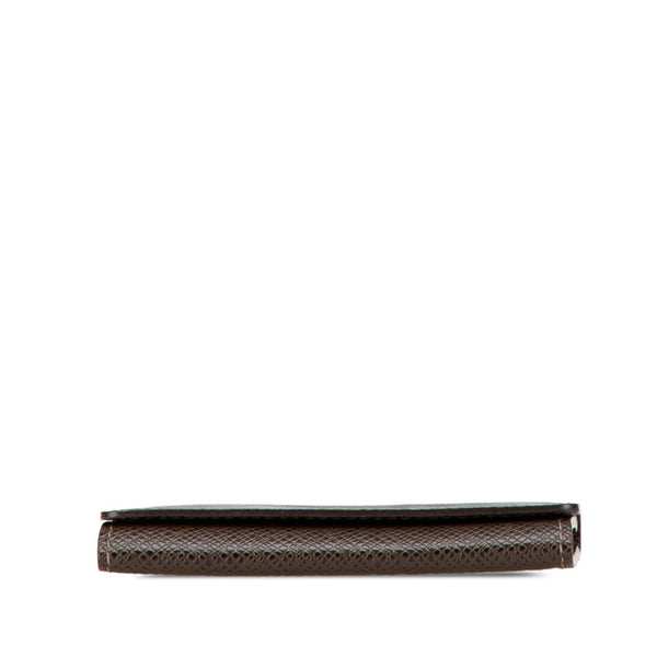 ルイ ヴィトン タイガ アンヴェロップ カルト ドゥ ヴィジット 名刺入れ カードケース M30928 グリズリ ブラウン レザー レディース LOUIS VUITTON 【中古】