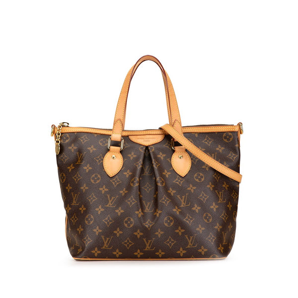 ルイ ヴィトン モノグラム パレルモPM ハンドバッグ ショルダーバッグ 2WAY M40145 ブラウン PVC レザー レディース LOUIS VUITTON 【中古】