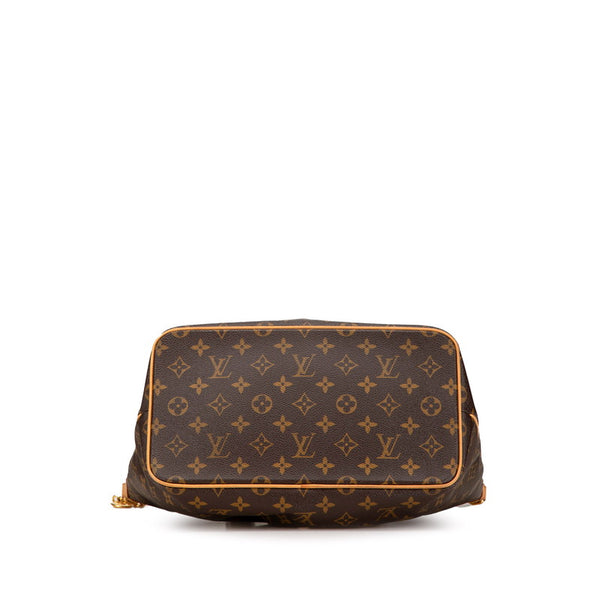 ルイ ヴィトン モノグラム パレルモPM ハンドバッグ ショルダーバッグ 2WAY M40145 ブラウン PVC レザー レディース LOUIS VUITTON 【中古】