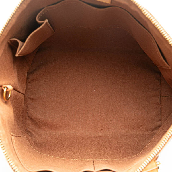 ルイ ヴィトン モノグラム パレルモPM ハンドバッグ ショルダーバッグ 2WAY M40145 ブラウン PVC レザー レディース LOUIS VUITTON 【中古】