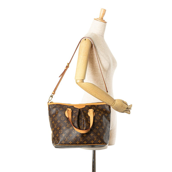 ルイ ヴィトン モノグラム パレルモPM ハンドバッグ ショルダーバッグ 2WAY M40145 ブラウン PVC レザー レディース LOUIS VUITTON 【中古】